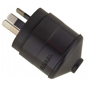 Elmark Rubber Plug 10Amp 3Pin